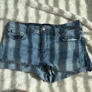 Lucky Brand Light Blue Distressed Denim Shorts